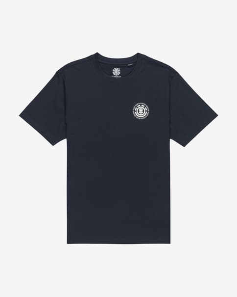 Camiseta Element Seal manga corta azul marino blanco