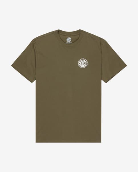 Camiseta Element Seal manga corta verde caña