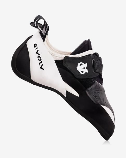 Evolv V6 Kletterschuhe schwarz/weiß