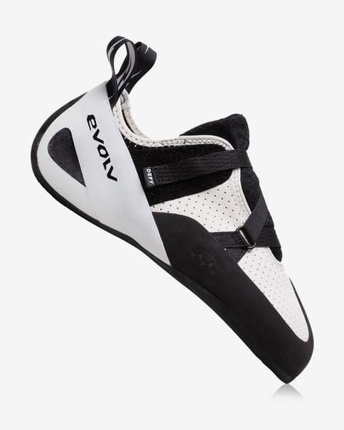 Evolv Defy Kletterschuhe weiß/schwarz