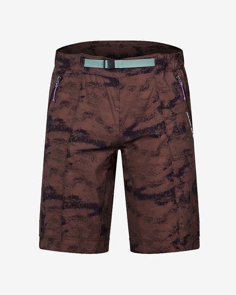 Pantalón corto Endura Forty1Thirty Aop sin badana marrón