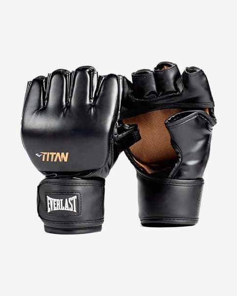 Gants Everlast Titan MMA noir marron