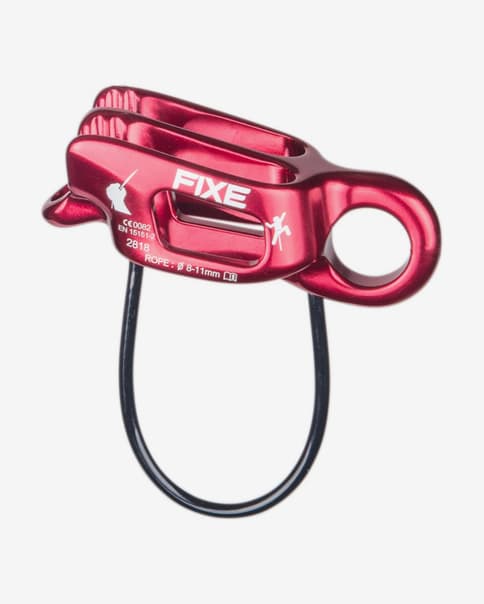 Dispositivo de segurança-descensor Fixe Climbing Miku V2 vermelho
