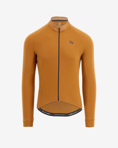 Maillot Finisseur Core Thermal manga larga amarillo