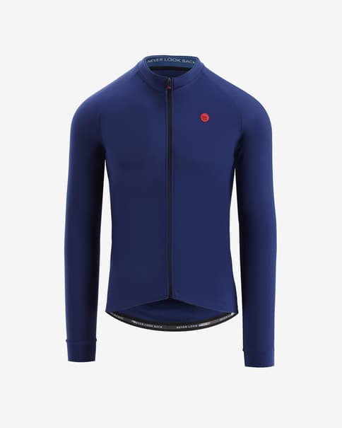 Maillot Finisseur Pro Thermal manga larga azul marino