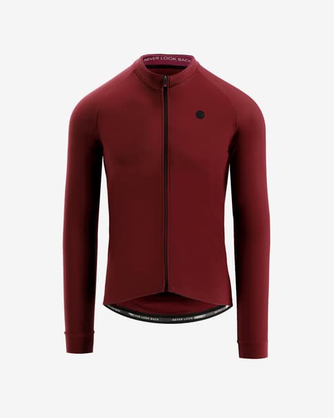 Maillot Finisseur Pro Thermal manga larga granate