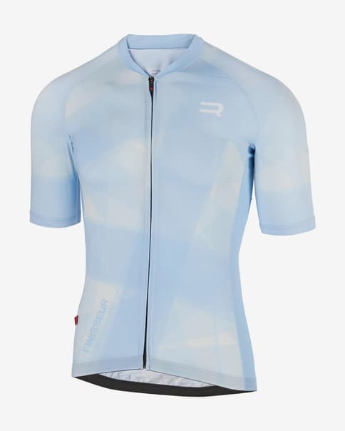 Maillot Finisseur Core Tape manga corta azul cielo