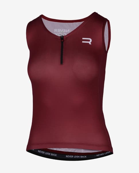 Maillot Finisseur Core sin mangas uva mujer