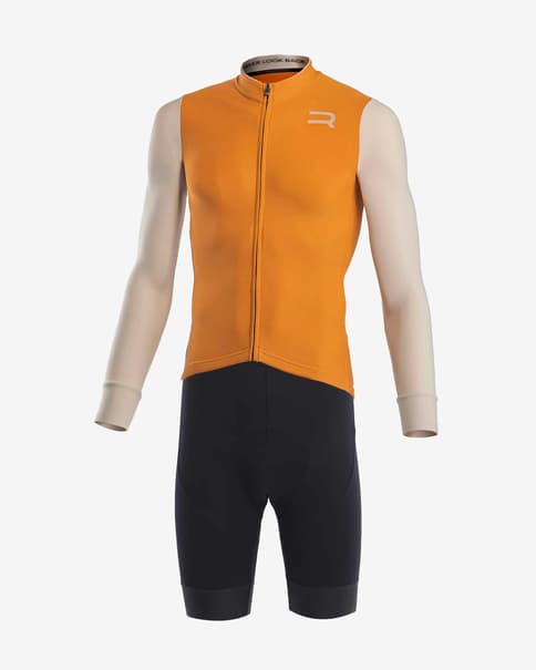 Equipación Finisseur Pro Race Skin Thermal DWR naranja negro
