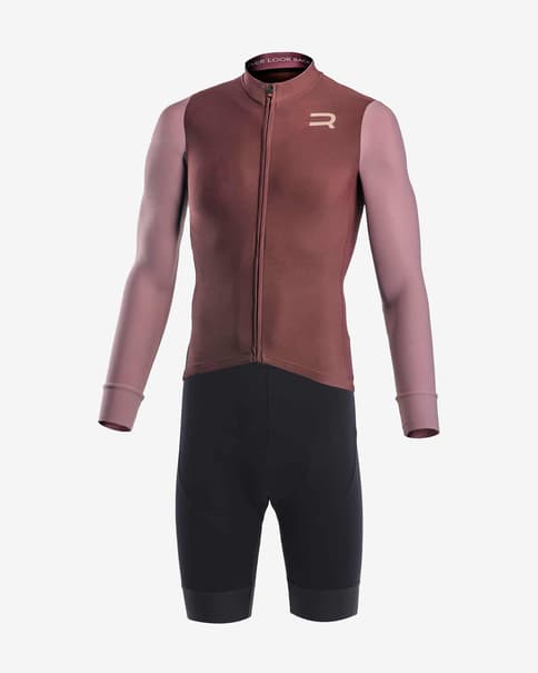 Equipación Finisseur Pro Race Skin Thermal DWR lila granate negro