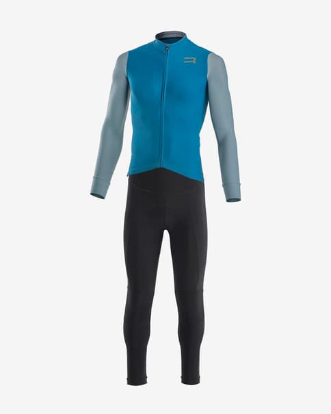 Equipación Finisseur Pro Race Skin Thermal 2 azul negro