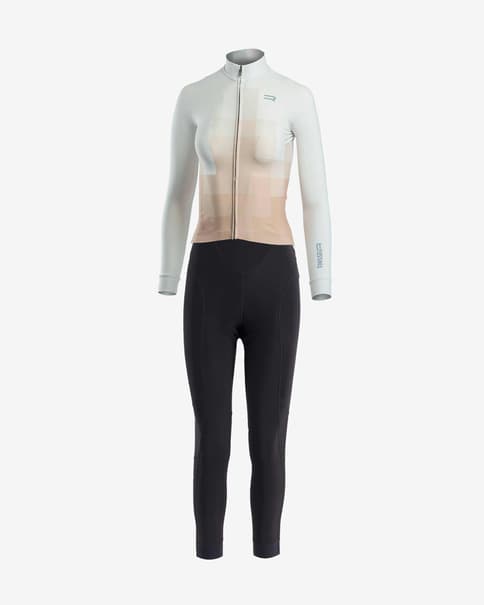 Equipación Finisseur Pro Race Blunt Thermal blanco negro mujer