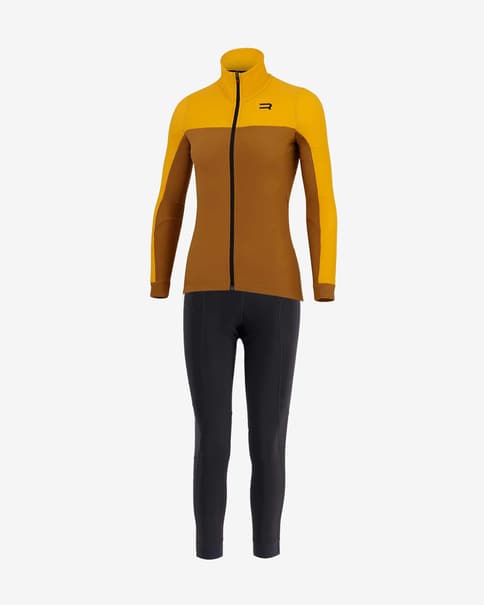 Equipación Finisseur Core Thermal marrón negro mujer