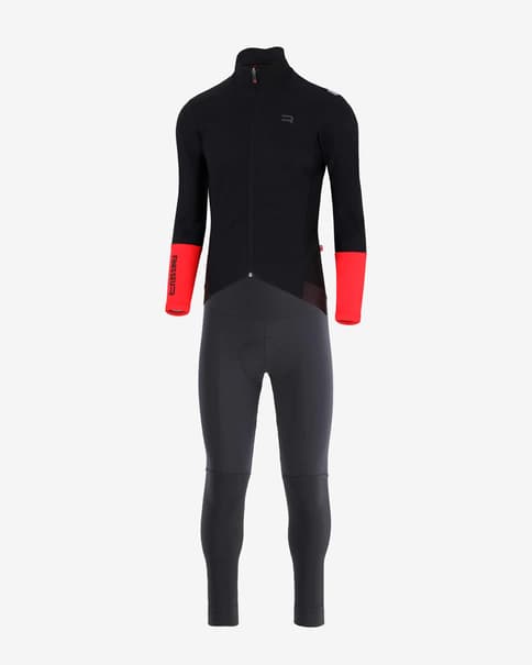 Equipación Finisseur Pro Race Graphene Thermal Windbreaker negro 
