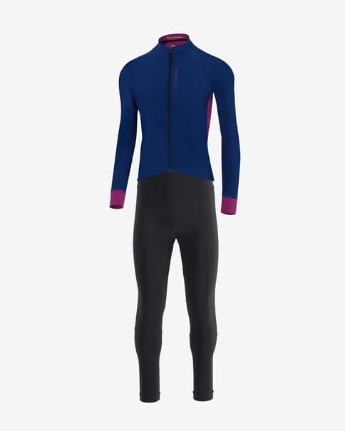 Equipación Finisseur Pro Thermal Recycled azul marino negro