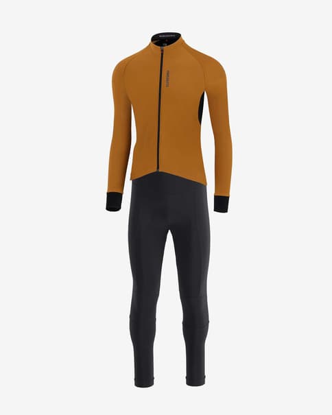 Equipación Finisseur Pro Thermal Recycled marrón claro negro