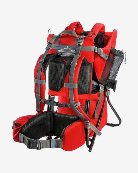 Mochila portabebés Ferrino Caribou 20L rojo negro