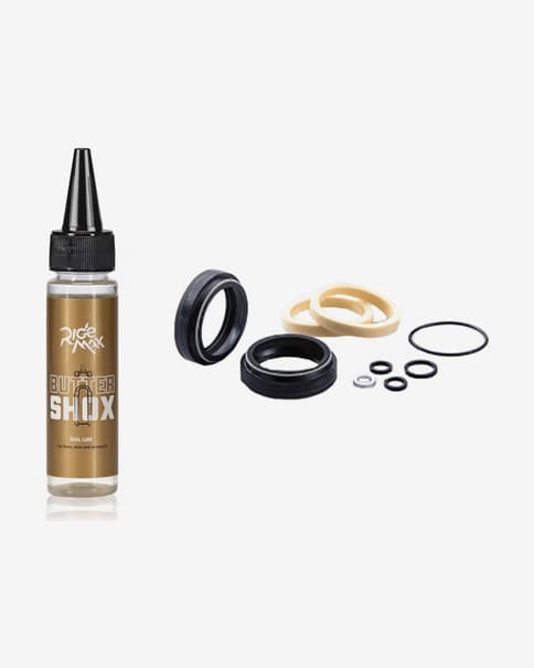 Kit retenes horquilla Fox Racing Shox 34mm + Lubricante de retenes Ridemax Butter Shox 50 ml