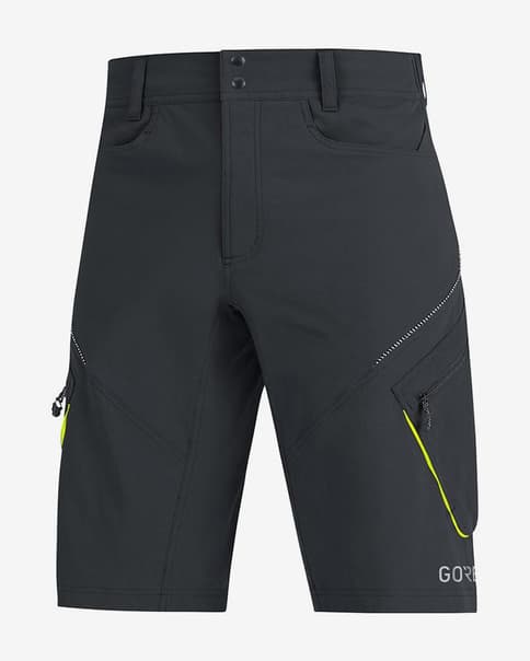 Pantalón corto Gore Wear C3 Trail negro