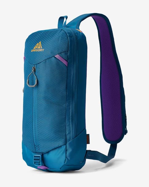 Bandolera Gregory Nano Sling 3.5L azul marino lila