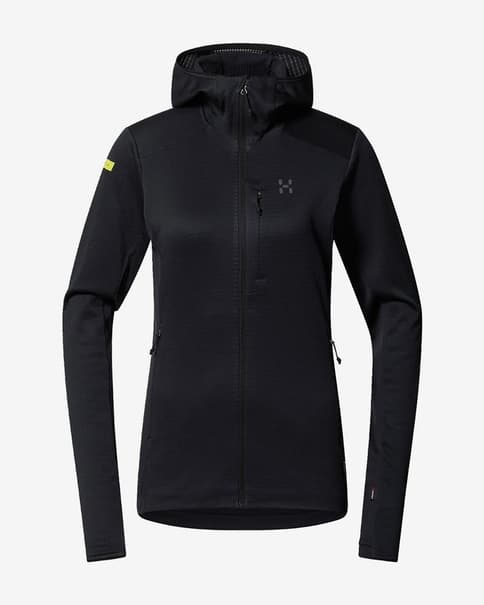 Chaqueta fina con capucha Haglöfs L.I.M Mid Fast II negro mujer