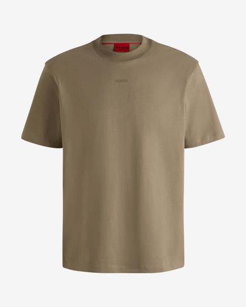 T-shirt HUGO Dapolino à manches courtes marron