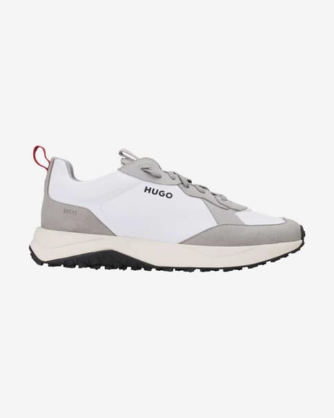 Chaussures HUGO Kane blanc gris