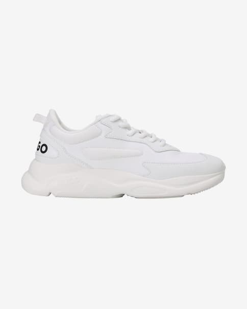 Chaussures HUGO Leon Running blanc pur femme