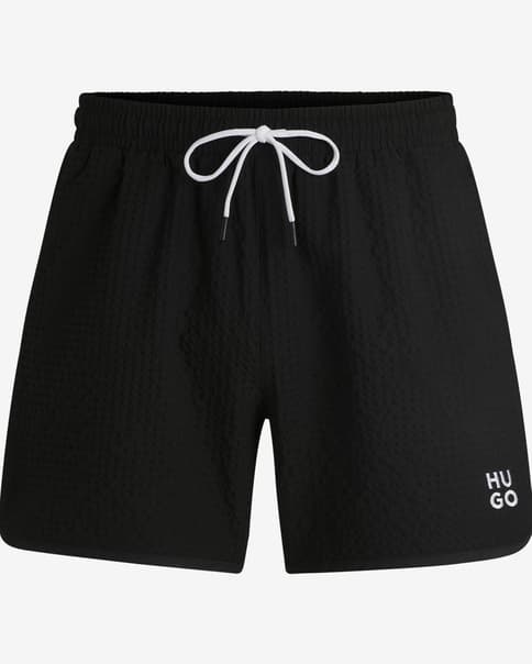 Maillot de bain HUGO Chaffle noir pur