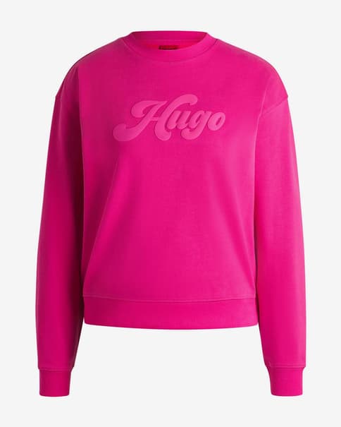 Sweat-shirt HUGO Deroxina rose intense femme