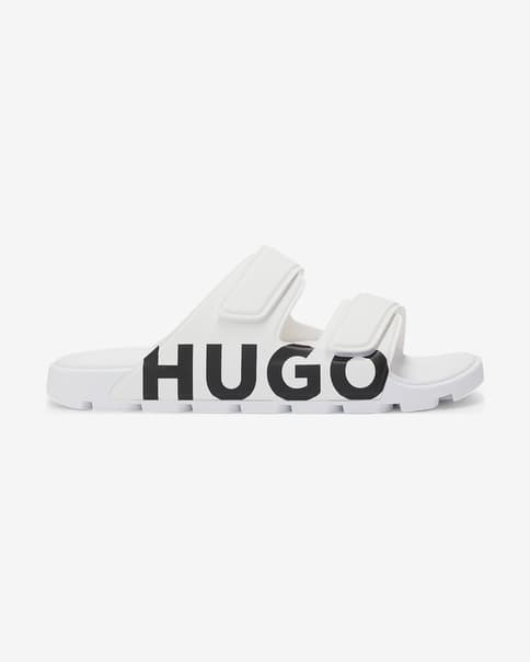 Sandales HUGO Evander Sand blanc pur noir