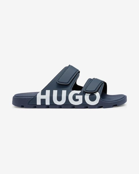 Sandales HUGO Evander bleu blanc