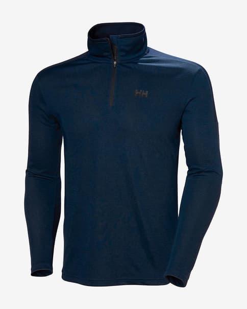 Camiseta Helly Hansen HP Half-Zip 2.0 manga larga azul marino