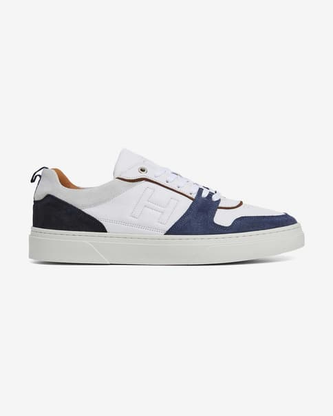 Zapatillas Hackett Hackney Dextair blanco azul negro