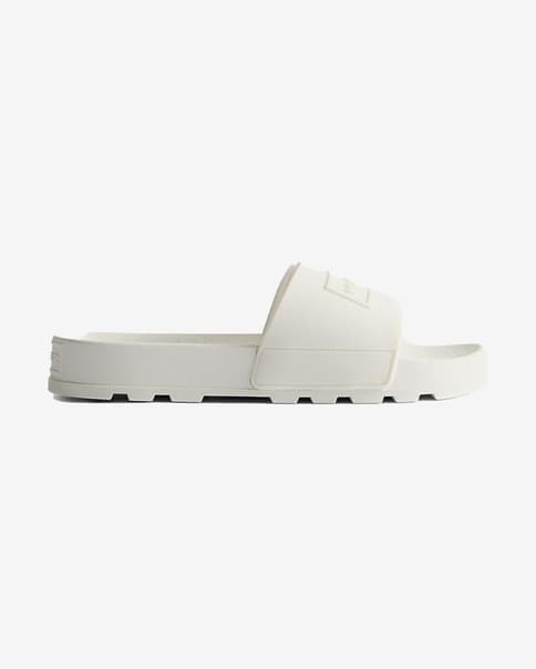 Chanclas Hunter Core Embossed blanco puro