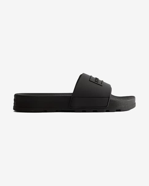Chanclas Hunter Core Embossed negro