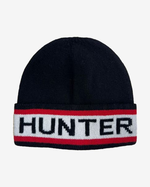 Gorro Hunter Maree Stripe negro
