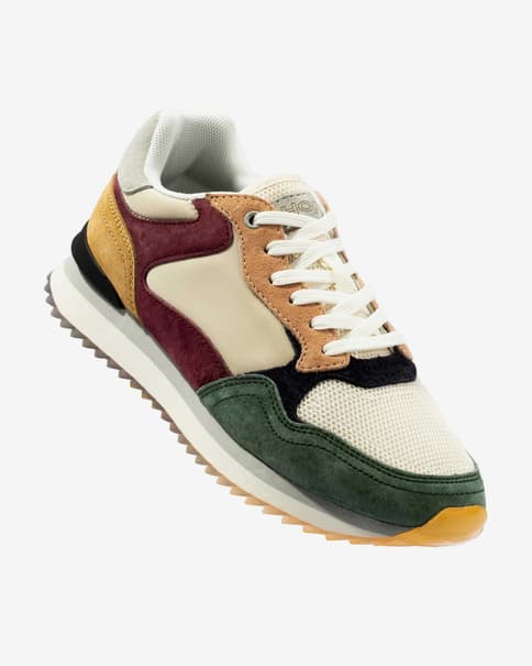 Zapatillas HOFF City Montreal beige naranja verde mujer