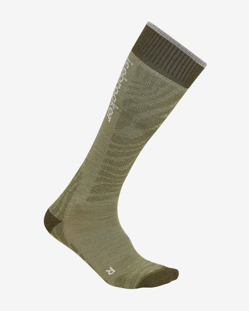 Calcetines Icebreaker Ski+ Light Mountain Contour verde mujer