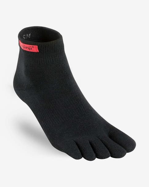 Calcetines Injinji Sport Original Weight negro rojo