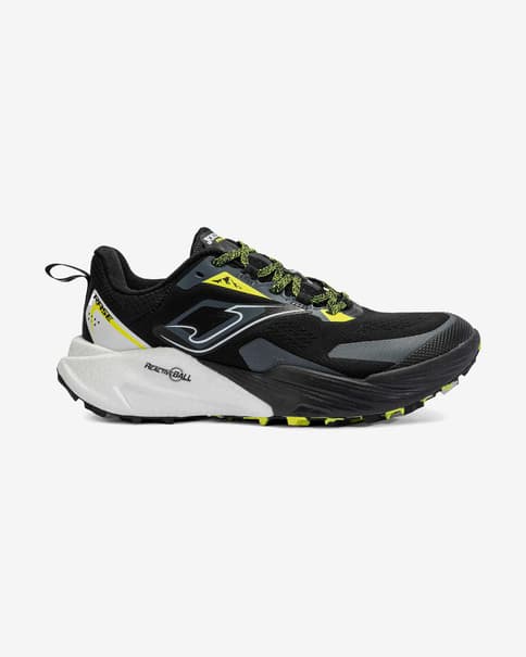 Zapatillas Joma Rase negro mate amarillo