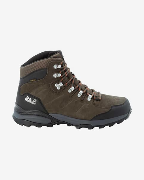 Botas Jack Wolfskin Refugio Texapore Mid verde negro