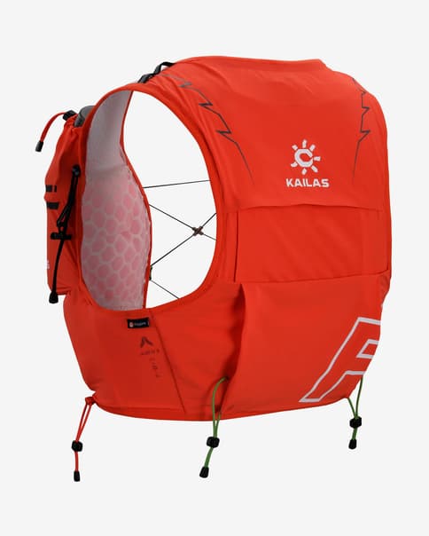 Chaleco hidratación Kailas Fuga Air 8 rojo intenso blanco negro