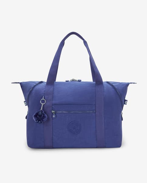 Bolso Kipling Art M lila azulado mujer