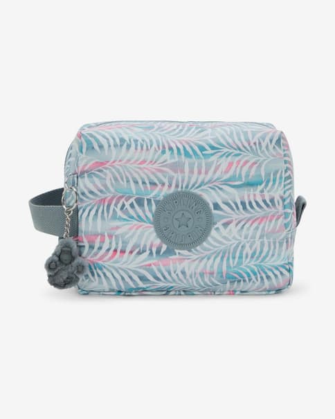 Neceser Kipling Parac azul blanco rosa
