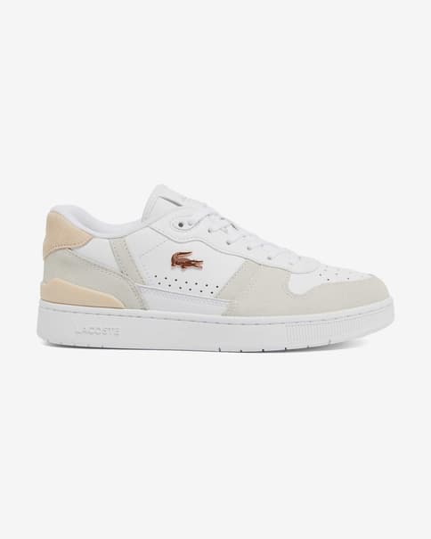 Zapatillas Lacoste T-Clip Set blanco beige mujer