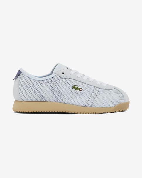 Zapatillas Lacoste Club-Low azul claro beige mujer