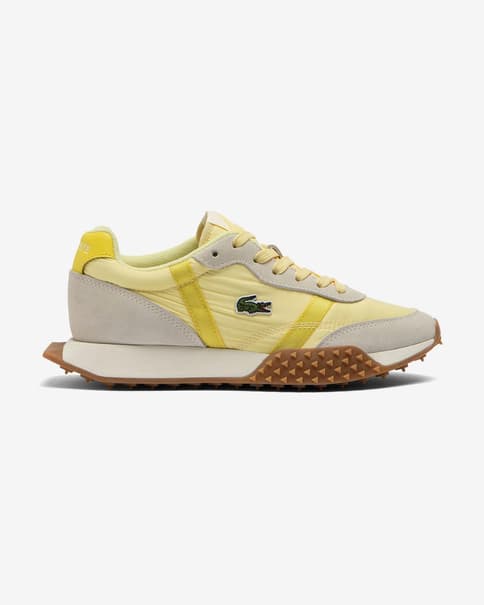 Zapatillas Lacoste L-Spin Evo Logo amarillo gris mujer