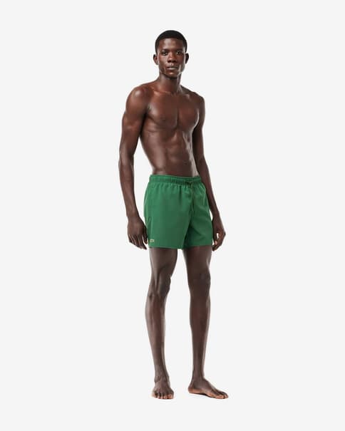 Kąpielówki Lacoste Sport leśna zieleń