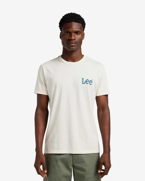 Trikot Lee Medium Wobbly Kurzarm weiß blau